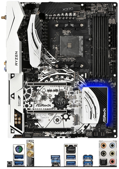 ASRock AMD X370チップセット搭載 ATXマザーボード