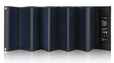 suaoki 60W ソーラーパネル充電器　ソーラーバッテリーチャージャー　高効率ソーラーパネル９枚搭載　スマホ　ノートPC　自動車バッテリー充電可能