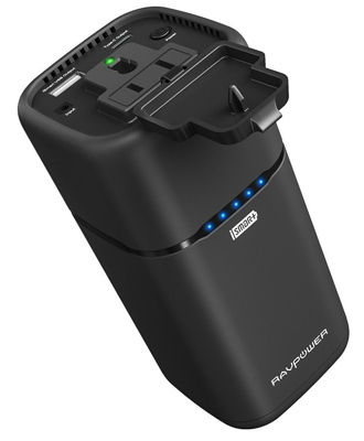 ポータブル電源 RAVPower 20100mAh モバイルバッテリー （ AC出力 + USB ポート + Type-Cポート ） MacBook / ノートパソコン / iPhone / iPad / タブレット 等対応（緊急・災害時バックアップ用電源）