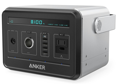 Anker PowerHouse (434Wh / 120,600mAh ポータブル電源) 【静音インバーター / USB & AC & DC出力対応 / PowerIQ搭載】 キャンプ、緊急・災害時バックアップ用電源