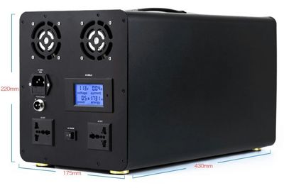 MYP ポータブル電源 1500WH 携帯用蓄電池 USB.AC.DC出力対応 純正弦波輸出 緊急・家庭用蓄電池 発電機 災害時バックアップ用電源