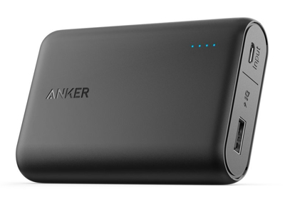 Anker PowerCore 10000 (10000mAh 最小最軽量 大容量 モバイルバッテリー) iPhone&Android対応 *2016年8月末時点 A1263011