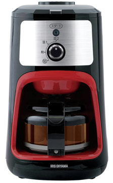 アイリスオーヤマ コーヒーメーカー 全自動 メッシュフィルター付き 1~4杯用 ブラック IAC-A600
