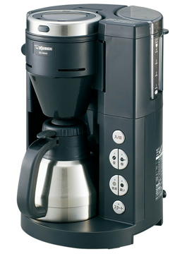 象印 全自動コーヒーメーカー ステンレス魔法瓶サーバー1~4杯用 EC-NA40-BA