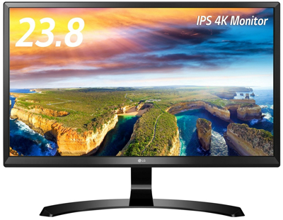 LG モニター ディスプレイ 24UD58-B 23.8インチ/4K(3840×2160)/IPS 非光沢/HDMI×2、DisplayPort/ブルーライト低減機能