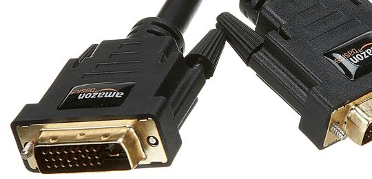 Amazonベーシック ディスプレイケーブル DVI-Dデュアルリンク 2.0m HL-002573