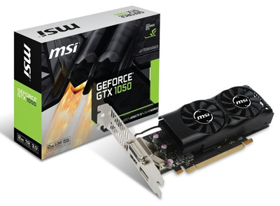 MSI GeForce GTX 1050 2GT LP グラフィックスボード LPモデル VD6239