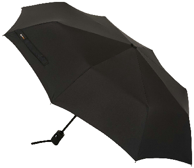 Amazonベーシック・自動折りたたみ傘、ブラック