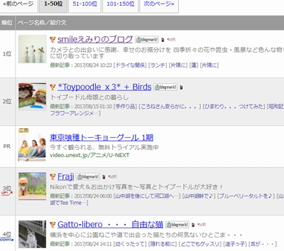 ブログランキング
