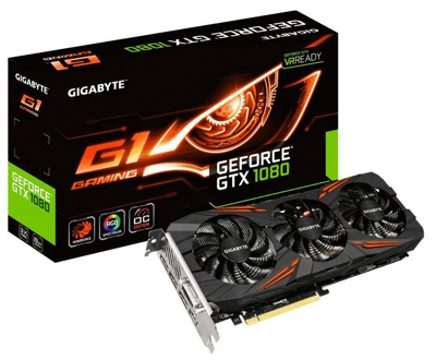 GIGABYTE ビデオカード NVIDIA GeForce GTX 1080搭載 オーバークロック ゲーミングモデル GV-N1080G1 GAMING-8GD