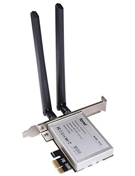 Fenvi mini PCI Express用モジュールカード to PCI Express wifi変換ボード miniPCI / PCI-E wifi 変換ボード WiFi+Bluetoothカード対応 6DBアンテナ2本付き（Intel 7260/Intel 6235 /Intel 6230/Intel 6300など）