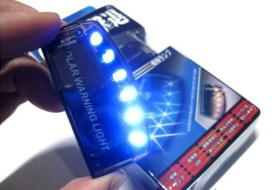 Reontiger 青 光 で 撃退 ブルー 6 LED スキャン セキュリティ ライト ソーラー 充電 衝撃 感知 A059