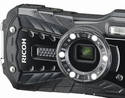 RICOH 防水デジタルカメラ RICOH WG-50 ブラック 防水14m耐ショック1.6m耐寒-10度 RICOH WG-50 BK 04571