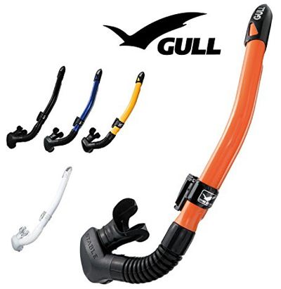 GULL カナールステイブル ブラックシリコン GS-3172 ダイビングスノーケル