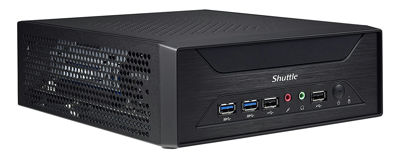 Shuttle 小型ベアボーンPC 200x78x250mm ブラック XH110G