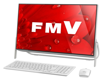 富士通 デスクトップパソコン FMV ESPRIMO FHシリーズ WF1/B1（Windows 10 Home/23.8型ワイド液晶/Core i7/8GBメモリ/約1TB HDD/Office Home and Business Premium/TV機能付き/Blu-ray Discドライブ/スノーホワイト）AZ_WF1B1_Z236/富士通直販WEBMART専用モデル