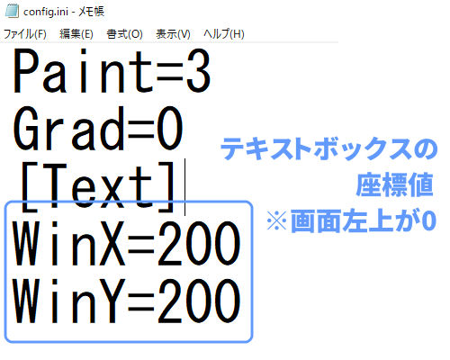 AzPainter2のテキストボックス