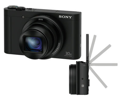 ソニー SONY デジタルカメラ DSC-WX500 光学30倍ズーム 1820万画素 ブラック Cyber-shot DSC-WX500 BC