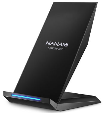 Qi 急速 ワイヤレス充電器 NANAMI Quick Charge 2.0 二つのコイル ワイヤレスチャージャー 置くだけ充電 Galaxy Note8/S8/S8 Plus/ S7/S7 Edge/Note 5/S6 Edge Plus/ iPhone 8 / iPhone 8 Plus / iPhone X/他Qi対応機種 USB付属 qi 充電器