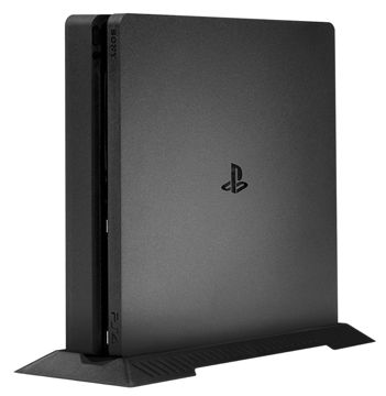 （ケテン）Keten PS4 slim/スリム 縦置きスタンド 中空デザイン 省スペース PlayStation4 Slim ブラック