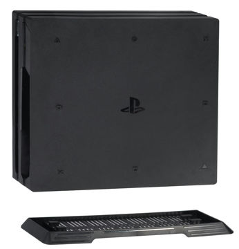 （ケテン）Keten PS4 Proスタンド シンプルデザイン 省スペース 縦置きスタンド 安定向上 PlayStation 4 Proスタンド（ブラック）