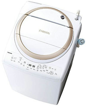 東芝 タテ型洗濯乾燥機 ZABOON 9kg サテンゴールド AW-9V6 N