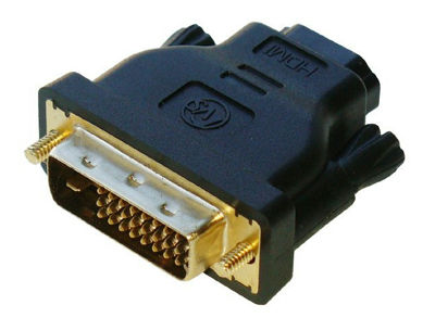 HDMI DVI 変換アダプター HDMIメス-DVI 24ピンオス変換