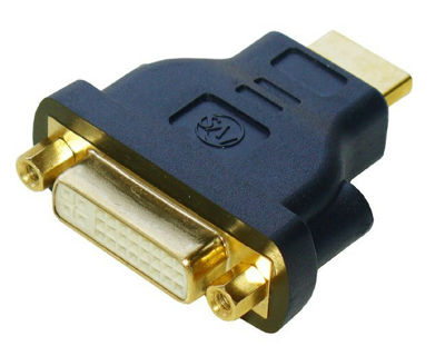 HDMI DVI 変換アダプター HDMIオス-DVI 24ピンメス変換
