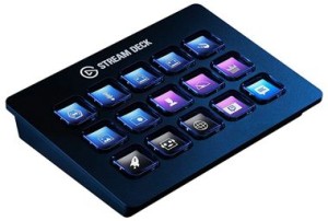 Elgato Stream Deck —カスタム可能な 15個のLCDキー付き ライブコンテンツ作成コントローラ (正規代理店品、1年間メーカー保証付)