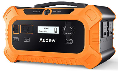 AUDEW ポータブル電源 156250mah/500WH 家庭用蓄電池 正弦波 急速充電 停電/防災などに活躍 12ヶ月保証付き