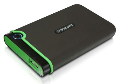 Transcend USB3.0/2.0 2.5インチHDD ポータブルハードディスク 耐衝撃 M3シリーズ 1TB 3年保証 TS1TSJ25M3