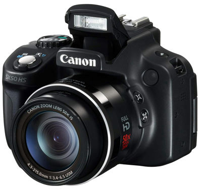 Canon デジタルカメラ PowerShot SX50HS 約1210万画素 光学50倍ズーム ブラック PSSX50HS