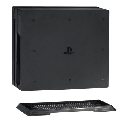 （ケテン）Keten PS4 Proスタンド シンプルデザイン 省スペース 縦置きスタンド 安定向上 PlayStation 4 Proスタンド（ブラック）