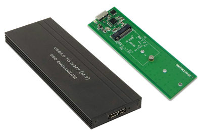 アイネックス USB3.0接続 UASP対応 M.2 SATA SSDケース HDE-10
