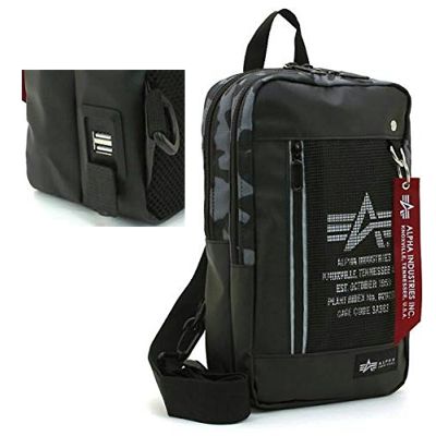 ALPHA INDUSTRIES INC(アルファ インダストリーズ) USBメッシュプリントボディバッグ 40120