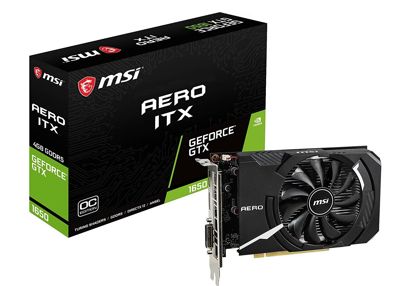 MSI GeForce GTX 1650 AERO ITX 4G OC グラフィックスボード VD6936