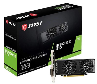 MSI GeForce GTX 1650 4GT LP グラフィックスボード ロープロファイル 省スペース設計 VD6989