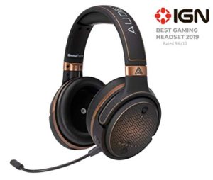 Audeze サラウンドサウンド、ヘッドトラッキング、ブルートゥースを備えたMobius 3Dゲーミングヘッドセット。 PC、プレイステーション 4、その他向けのオーバーイヤーゲーミングヘッドフォン。