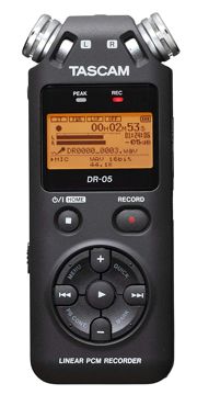 TASCAM リニアPCMレコーダー ブラック DR-05