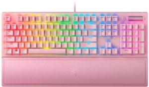  Razer Blackwidow V3 Quartz Pink Green Switch ゲーミングキーボード メカニカル グリーン軸 Chroma RGB 英語配列 【日本正規代理店保証品】 RZ03-03541800-R3M1