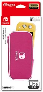 【任天堂ライセンス商品】Nintendo Switch Lite専用スマートポーチ ピンク