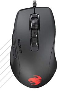 ROCCAT Kone Pure Ultra 超軽量エルゴノミクス ゲーミングマウス (光学式 Owl-Eye 16K, RGB, サイドボタン, 超軽量 66g) ブラック (正規保証品) ドイツデザイン＆エンジニアリング ROC-11-730