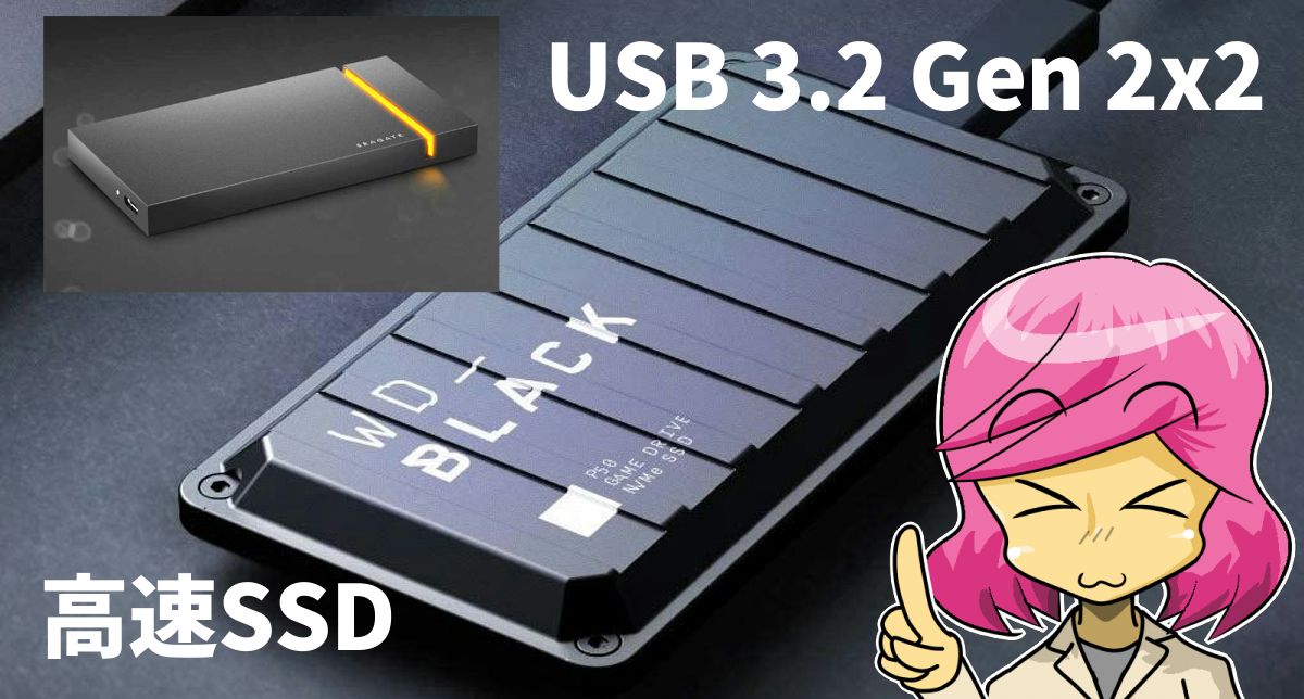 USB 3.2 Gen2x2 高速SSD おすすめ2機種 – カグア！ Creator Economy News