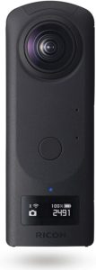 RICOH THETA Z1 ブラック 360度カメラ 1.0型裏面照射型CMOSセンサー搭載 23MP高解像静止画 手ブレ補正機能搭載 4K動画 360度空間音声 RAW現像対応 高速無線転送 リコーシータ独自の高精度なスティッチング技術 THETAシリーズのフラッグシップモデル ビジネスシーンで大活躍 910774