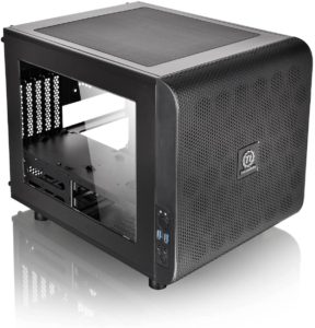 Thermaltake Core V21/Black/Win/SECC 水冷対応キューブPCケース CS5068 CA-1D5-00S1WN-00