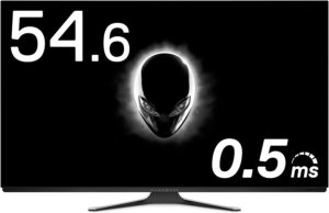 ALIENWARE 有機EL 4Kゲーミングモニター 54.6インチ AW5520QF(1年間無輝点交換保証/スピーカー リモコン付/0.5ms/120Hz/FreeSync/DP,HDMIx3)