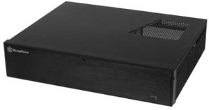 SilverStone (シルバーストーン) Milo シリーズ フロントドア カギ付 横置き スリム型 HTPC ケース SST-ML04B-C