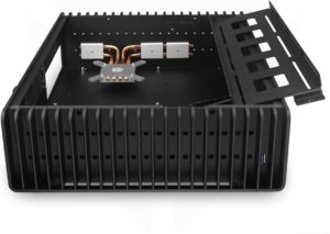 FC10 Alpha Fanless Chassis -With Optical Slot- ブラック