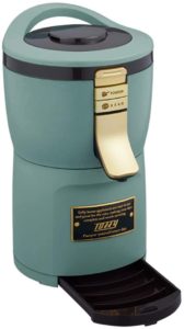 ラドンナ Toffy 全自動ミル付アロマコーヒーメーカー K-CM7-SG オートミル付コーヒーメーカー ストレートグリーン