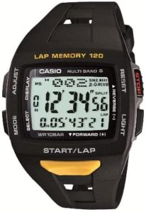 [カシオ] 腕時計 フィズ LAP MEMORY 120 電波ソーラー STW10001JF ブラック